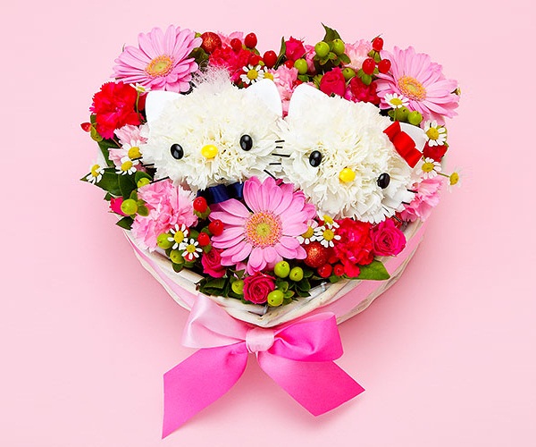 Khéo tay học cách làm bó hoa hình Hello Kitty dễ thương