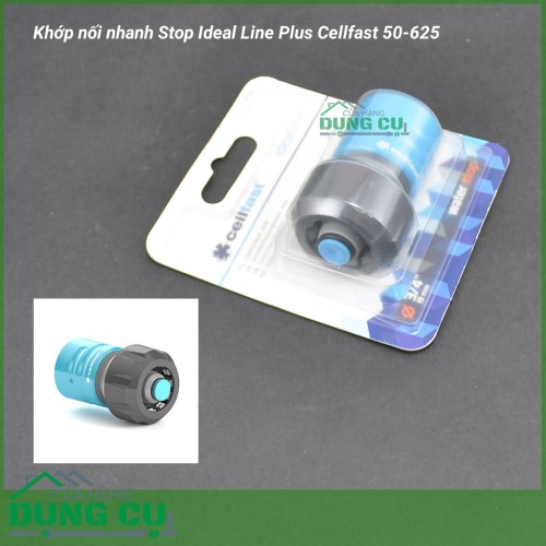 Cút nối nhanh Stop Ideal Line Plus Cellfast 50-625