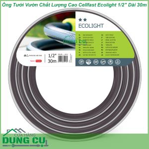 Ống tưới vườn chất lượng cao Cellfast Ecolight 1/2″ dài 30m (10-151)