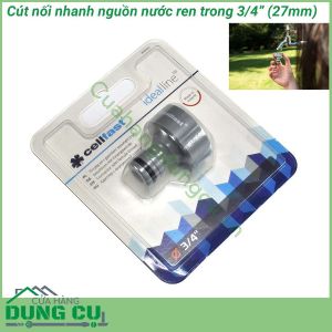 Cút nối ren trong Ideal Line Plus Cellfast 50-655