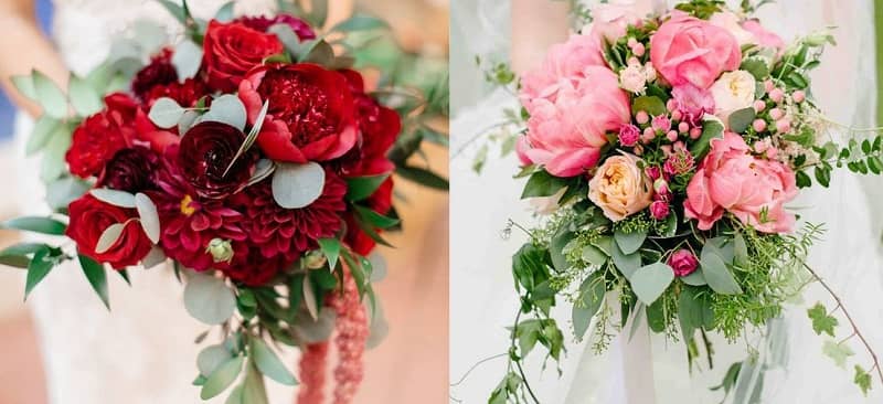 Cách chọn hoa cưới hợp mệnh cô dâu