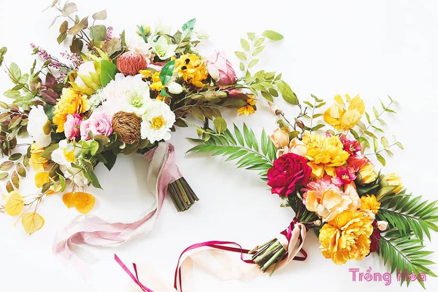 Các bước bó hoa đơn giản